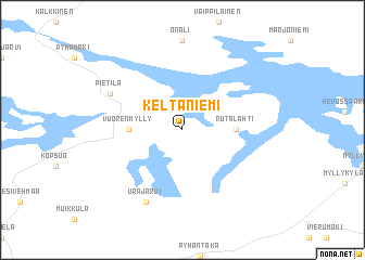 map of Keltaniemi