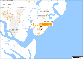 map of Kelvin Grove