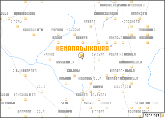 map of Kémanadji Koura