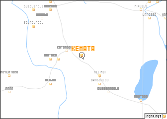 map of Kémata