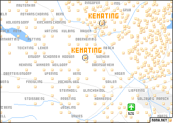 map of Kemating