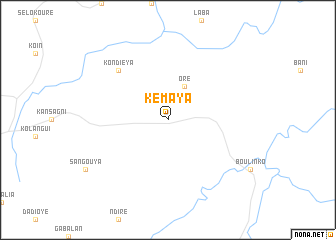 map of Kémaya