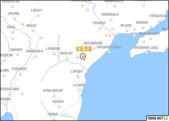 map of Kema