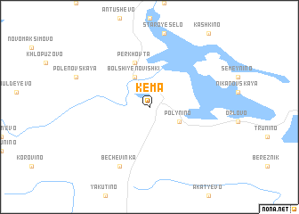 map of Kema