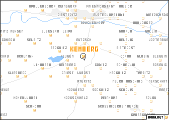 map of Kemberg