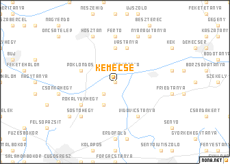 map of Kemecse