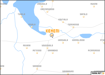 map of Kéméni