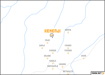 map of Kemenji