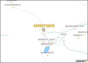 map of Kementsevo