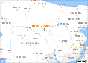 map of Kemerburgaz
