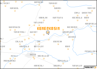 map of Kemerkasım