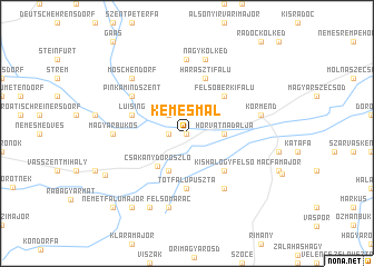 map of Kemesmál