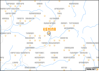 map of Kemina