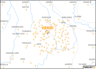 map of Kemiri