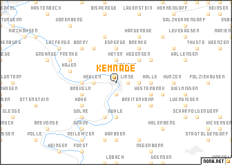 map of Kemnade