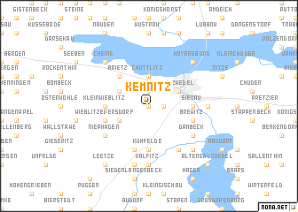 map of Kemnitz