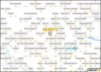 map of Kemnitz