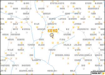 map of Kemo