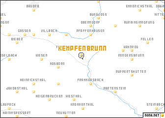 map of Kempfenbrunn