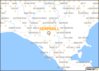 map of Kemps Hill