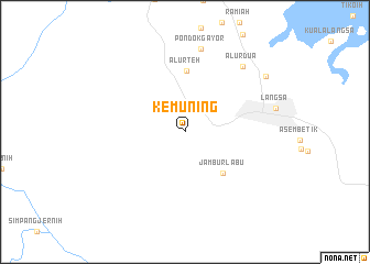 map of Kemuning