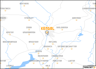 map of Kendal