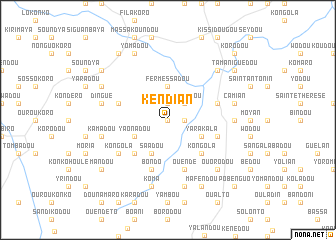 map of Kendian