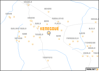 map of Kénégoué