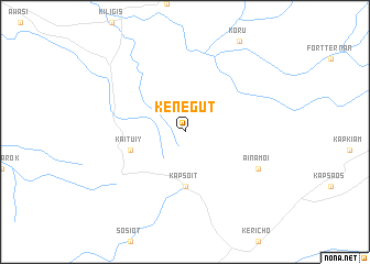map of Kenegut