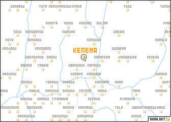 map of Kenema