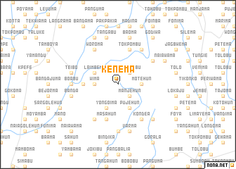 map of Kenema