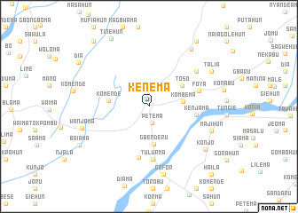 map of Kenema