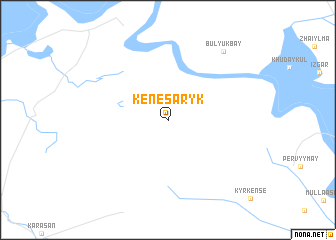 map of Kenes-Aryk