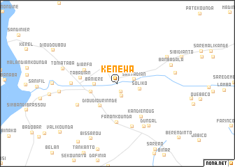 map of Kénéwa