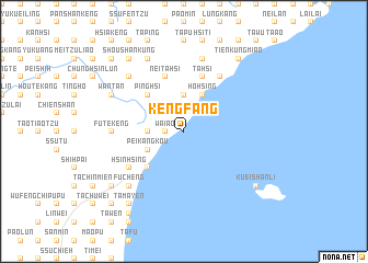 map of Keng-fang