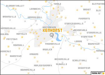 map of Kenhorst