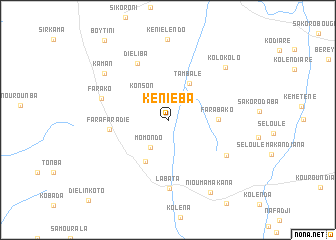 map of Kéniéba