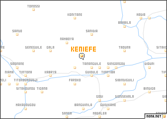 map of Kéniéfé