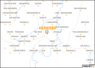 map of Kéniéran