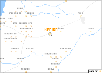 map of Keniko
