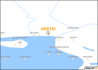 map of Kenitsy