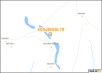 map of Kenjak-e ‘Olyā