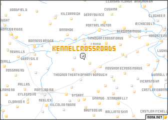 map of Kennel Cross Roads