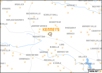 map of Kenneys