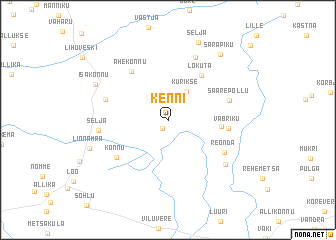 map of Kenni