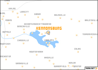 map of Kennonsburg