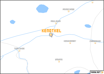 map of Kenotkelʼ