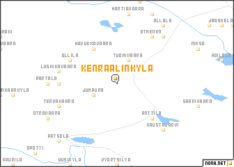 map of Kenraalinkylä