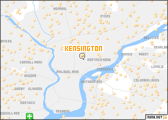 map of Kensington