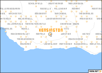 map of Kensington